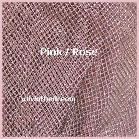 Gorgeous Boutique Pink AB Rhinestone Embellished Beach Cover Up Dress $99 - Picture 8 of 11